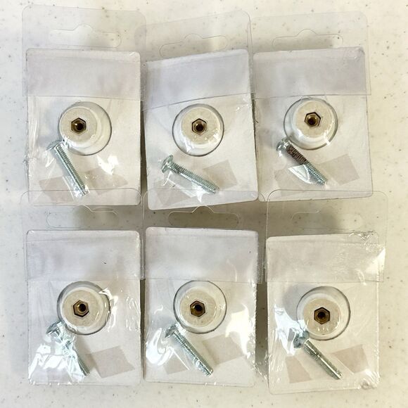 Mary Engelbreit Vintage Drawer‎ Pulls Teapot Set Of 6  New In Original Packaging - Picture 2 of 7